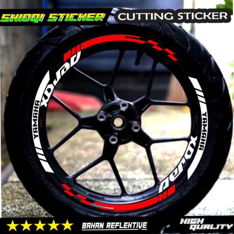 Stiker motor Stiker Aerox 155 Stiker Velg Motor Aerox 155 Sticker Velk Aerox 155 list velg motor Yam