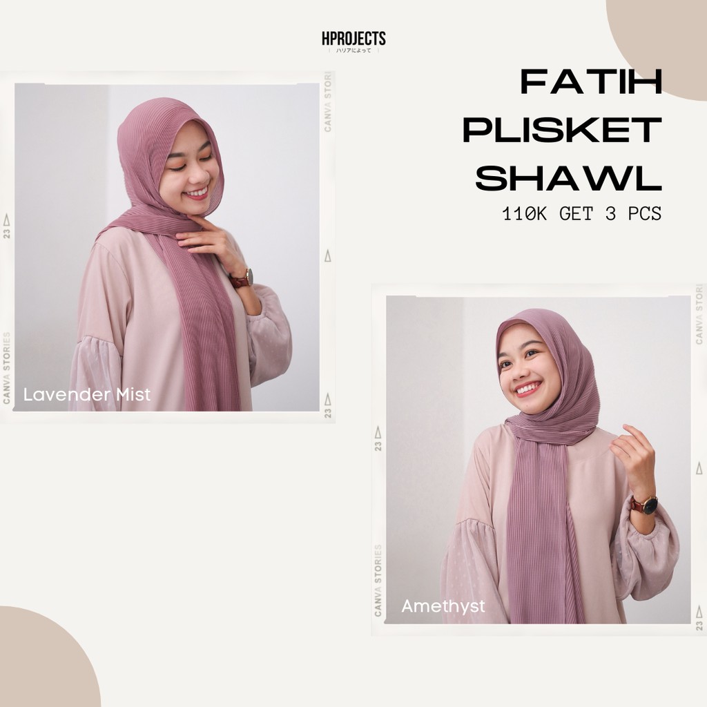 Hprojects - Fatih Pleats Shawl (Pashmina Plisket)