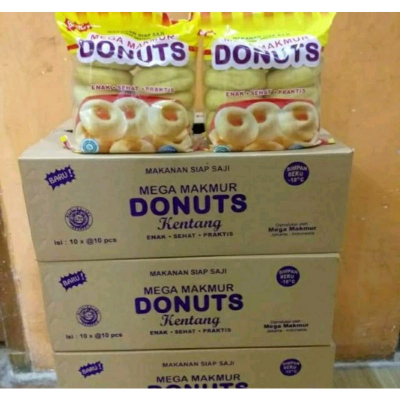 

Donuts / Donat kentang mega makmur isi 10pcs