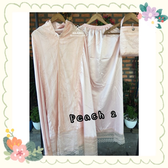 Mukena mahar satin silk mewah