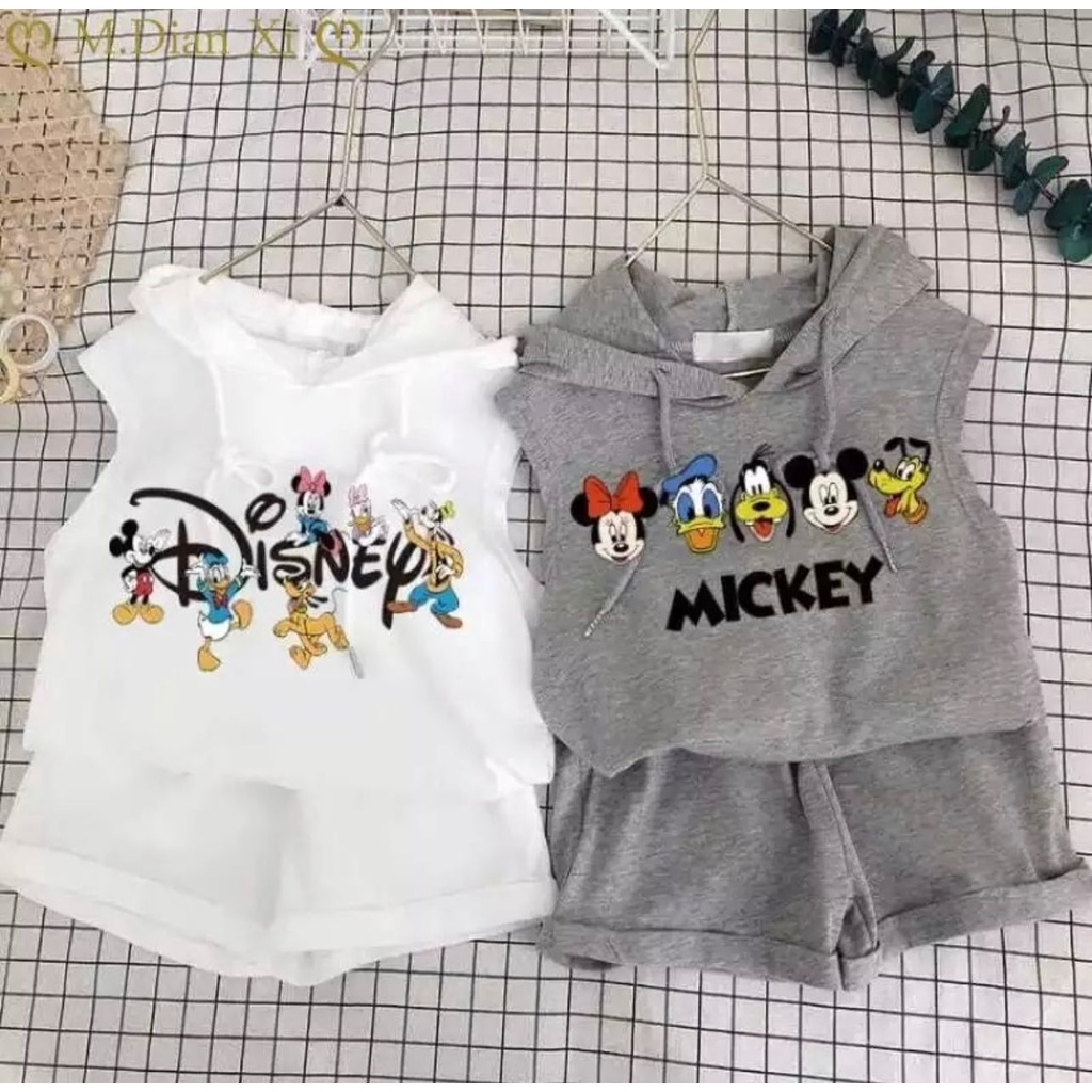 Setelan hoodie anak cowok Set anak laki laki dan perempuan