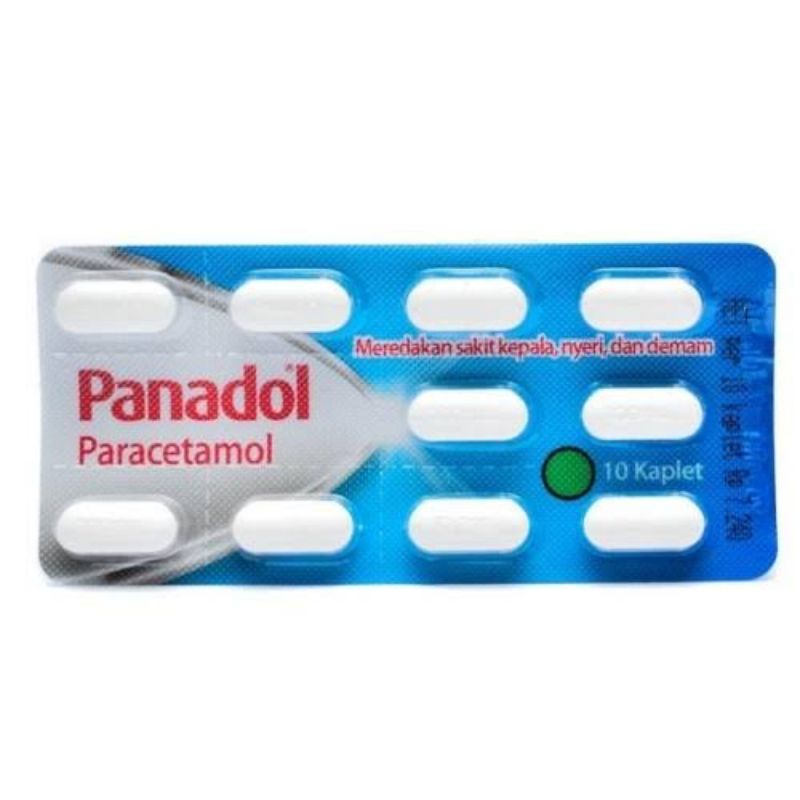 Panadol Paracetamol / Obat Demam / Flu / Sakit Kepala / Sakit Gigi / Panadol Biru