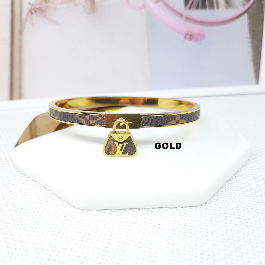 Gelang Titanium Bangle Premium Brand Fashion Rose Gold - BB577