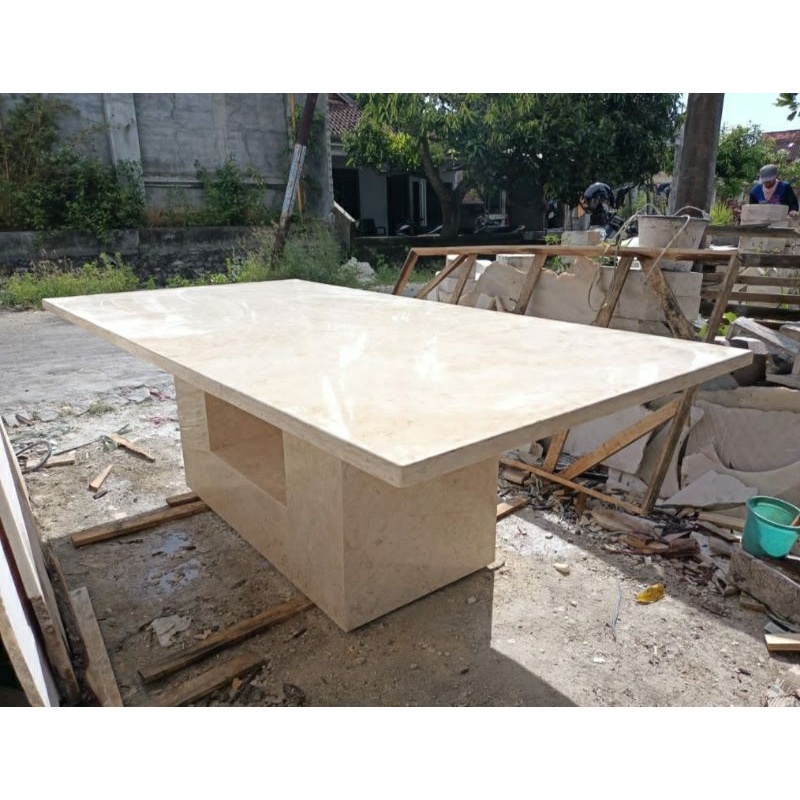 Meja Makan Batu Marmer