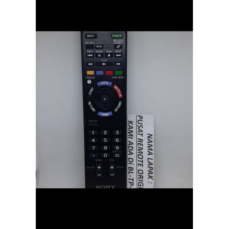 REMOTE REMOT TV SONY BRAVIA LED RM-YD089 ORIGINAL ASLI