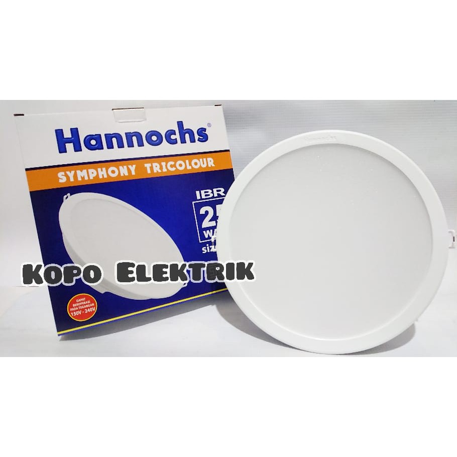 Hannochs  Downlight LED Sypmhony Tricolour 25 Watt 8 Inch