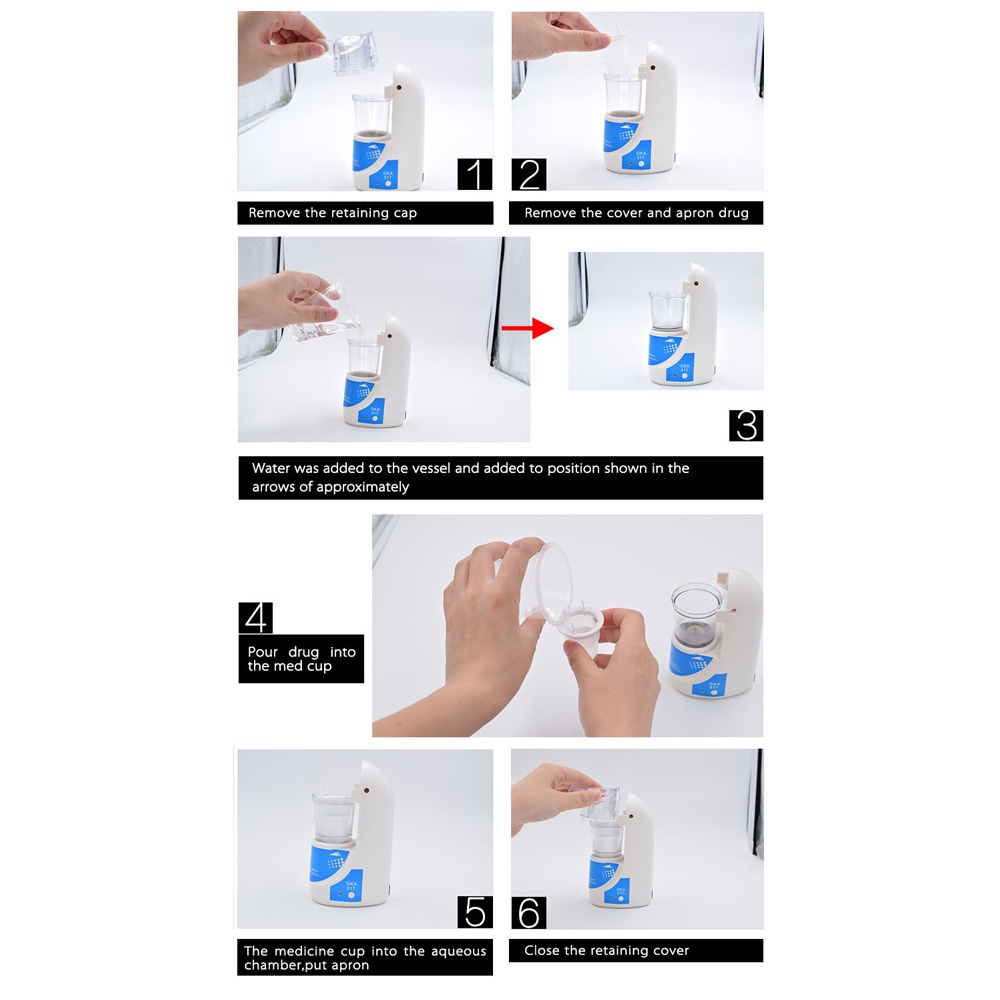 Alat Terapi Pernafasan Ultrasonic Inhale Nebulizer MY-520A