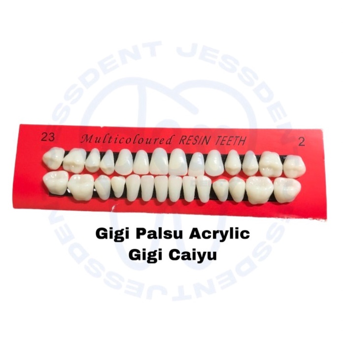 ✨ BISA COD ✨ Gigi palsu acrylic per set fullset/ gigi caiyu