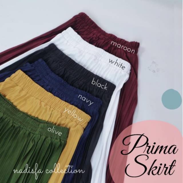 PRIMA SKIRT ROK PLISKET KARET