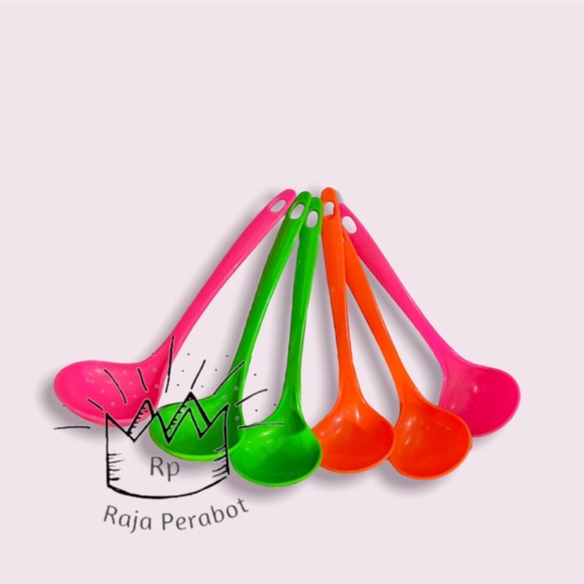 Irus Plastik Warna Kecil dan Besar