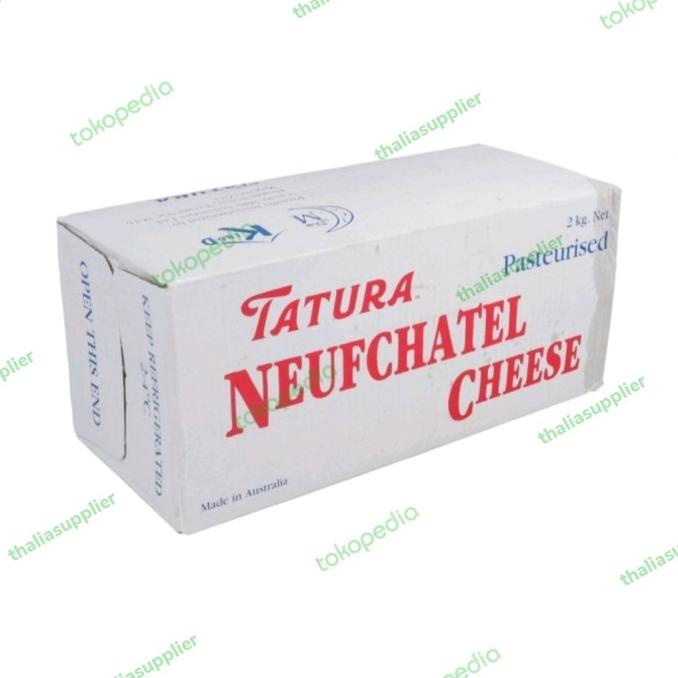 

(BISA COD) TATURA NEUFCHATEL CREAM CHEESE 2KG KEMASAN ASLI, KRIM KEJU