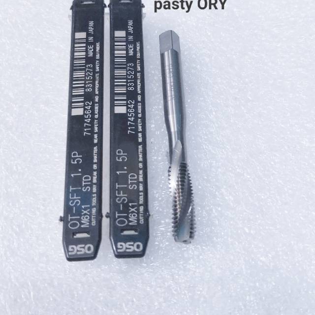 TAP HANTAP KEPALA BAUT 10 DRAT  M6x1 MATRIAL CARBIDE