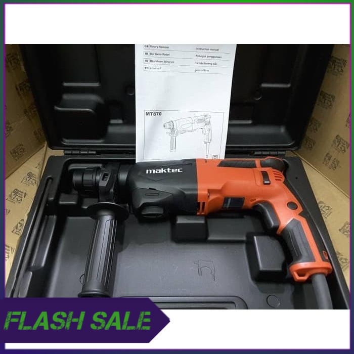 Mesin Bor Beton Bor Rotary Hammer SDS Maktec MT870 MT 870