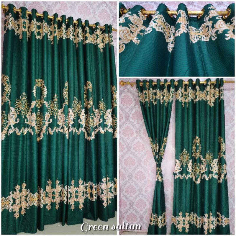 Gorden Smokring Motif Green Sultan Horden Hordeng Smokring Gorden Batik Sultan Hijau