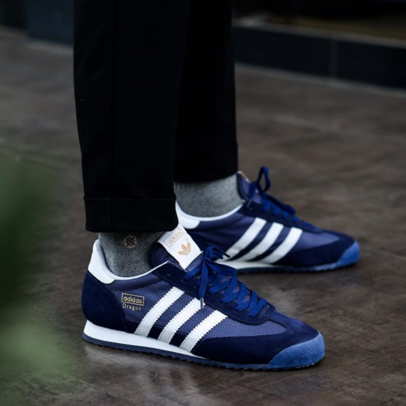 SEPATU ADIDAS DRAGON NAVY WHITE ORIGINAL