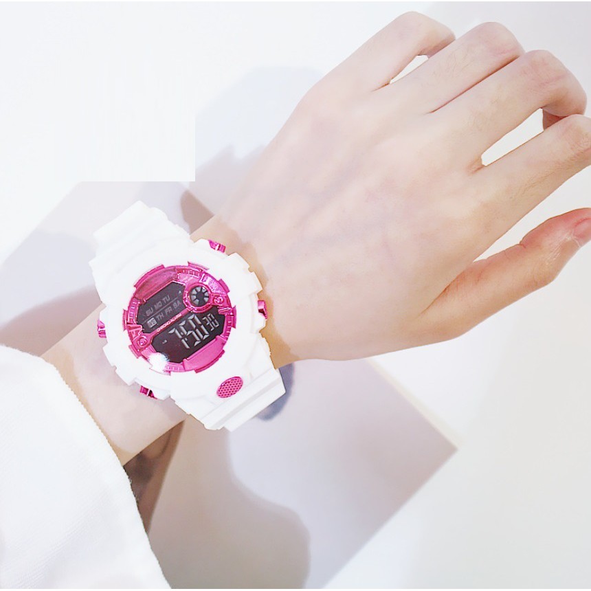 Jam Tangan Digital #591 ANTI AIR Student Couple Watch Korea Fashion Casual Sport Pria Wanita