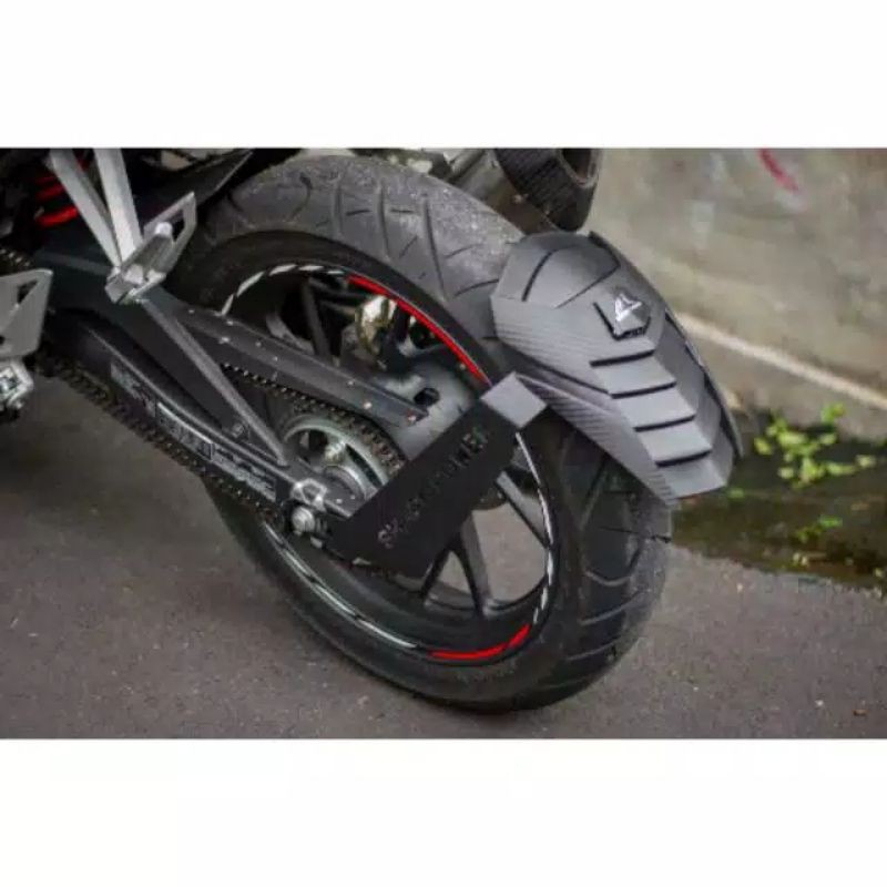 Mud Guard Shark Power Universal R15,Xabre,Vixion,R25,Mxking,Cbr150r,Cb150r,Ninja250 &amp; Motor Lain nya