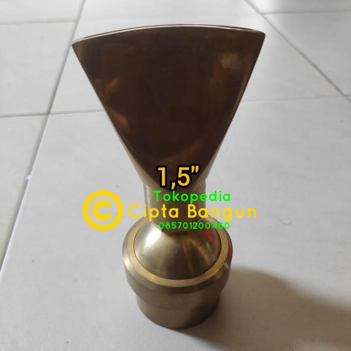 Sprinkler Fountain Nozzle - Nozzle Air Mancur Bentuk Kipas Mulut Bebek 1,5"