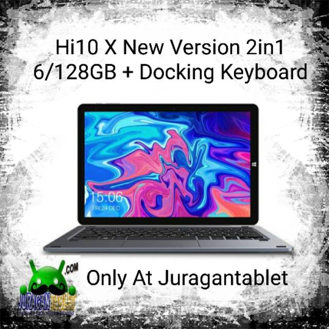 Paket Hi10 X New Version 2in1 6/128GB + Docking Keyboard Magnetic Original