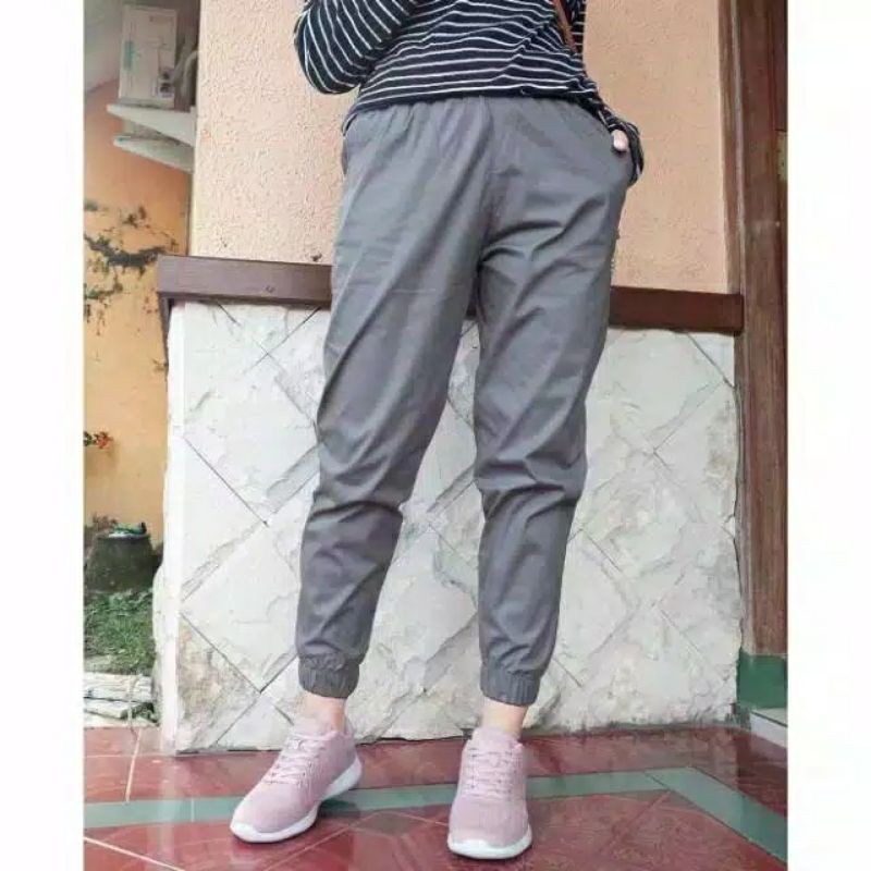 Celana joger (COD) material katun stretch