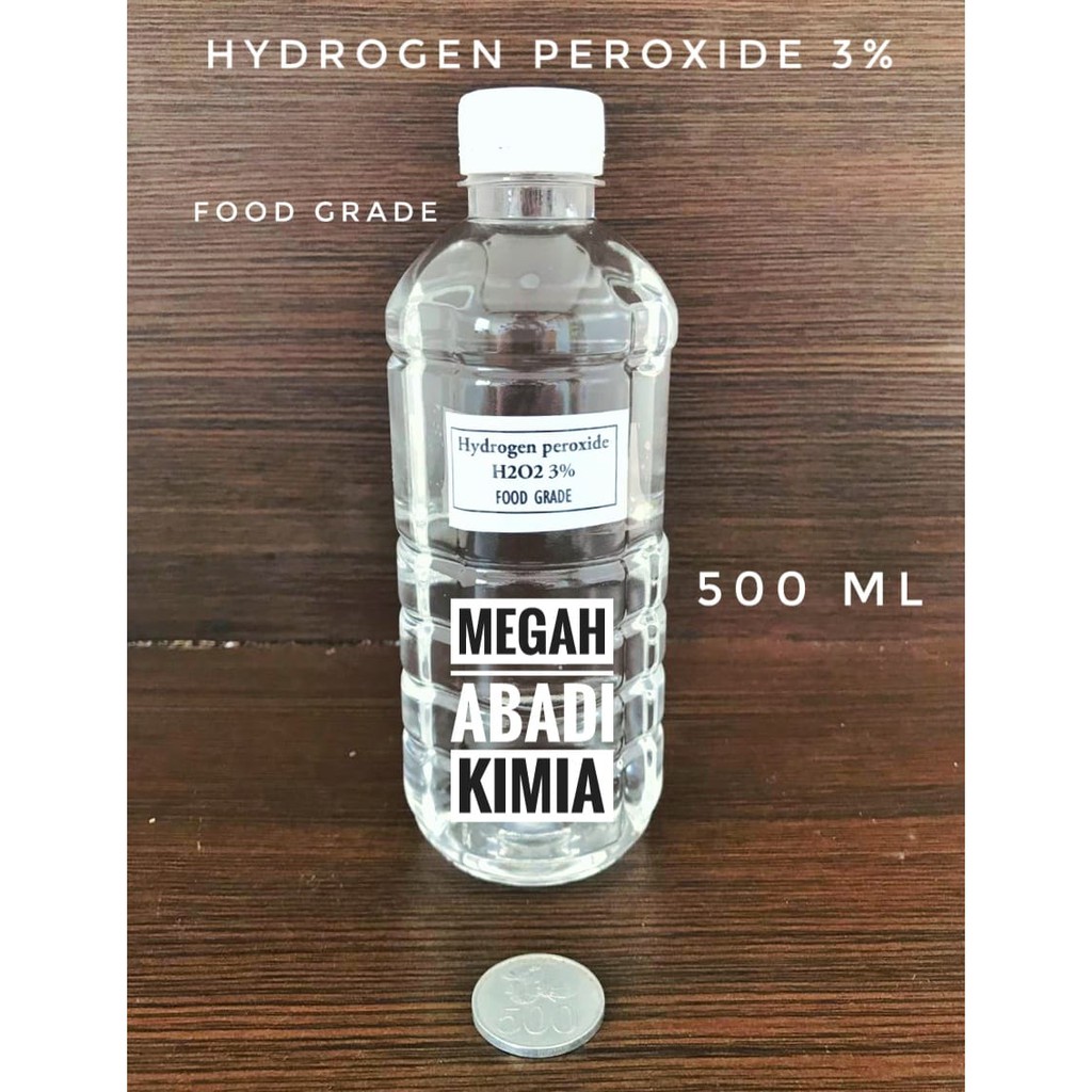 H2O2 3% Hydrogen peroxide Food Grade 500 ML