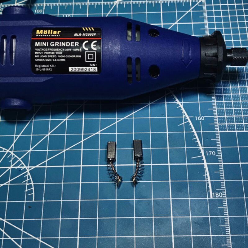 Carbon brush mini grinder Mollar / Sepul Arang grinder / CB Mollar grinder / Karbon Brush Grinder / 