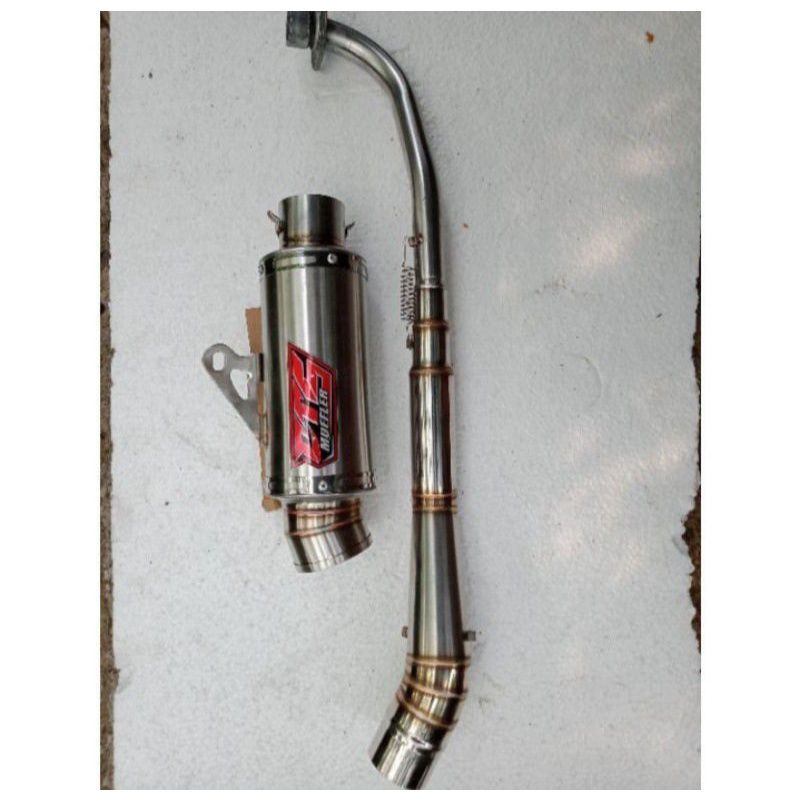 KNALPOT CTS MUFFLER PNP BUAT MOTOR BEBEK VEGA SUPRA GRAND C70 KHARISMA JUPITER DLL