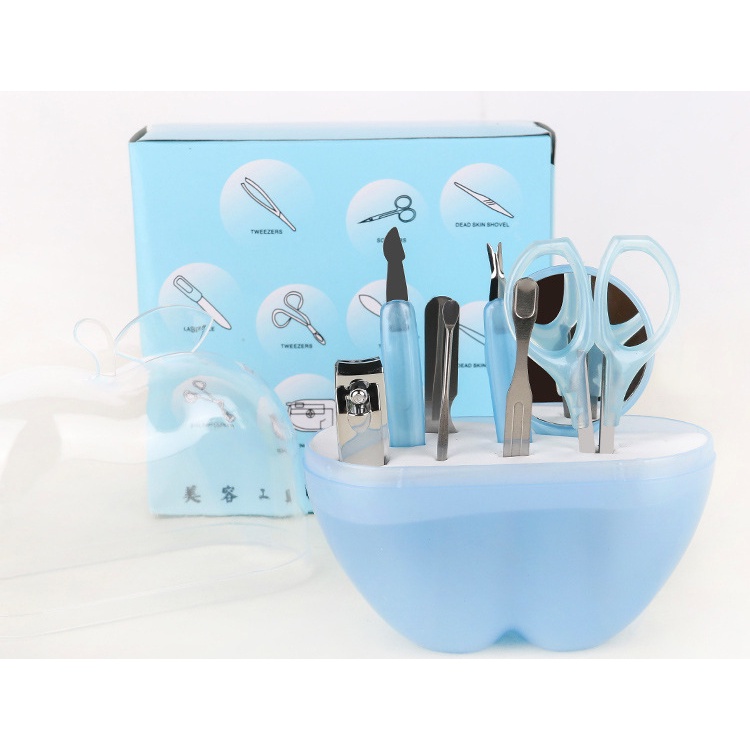 Gunting Kuku Set 12 Nail Art Set Tools Manicure Kit Pedicure Set Perawatan Kuku DL32