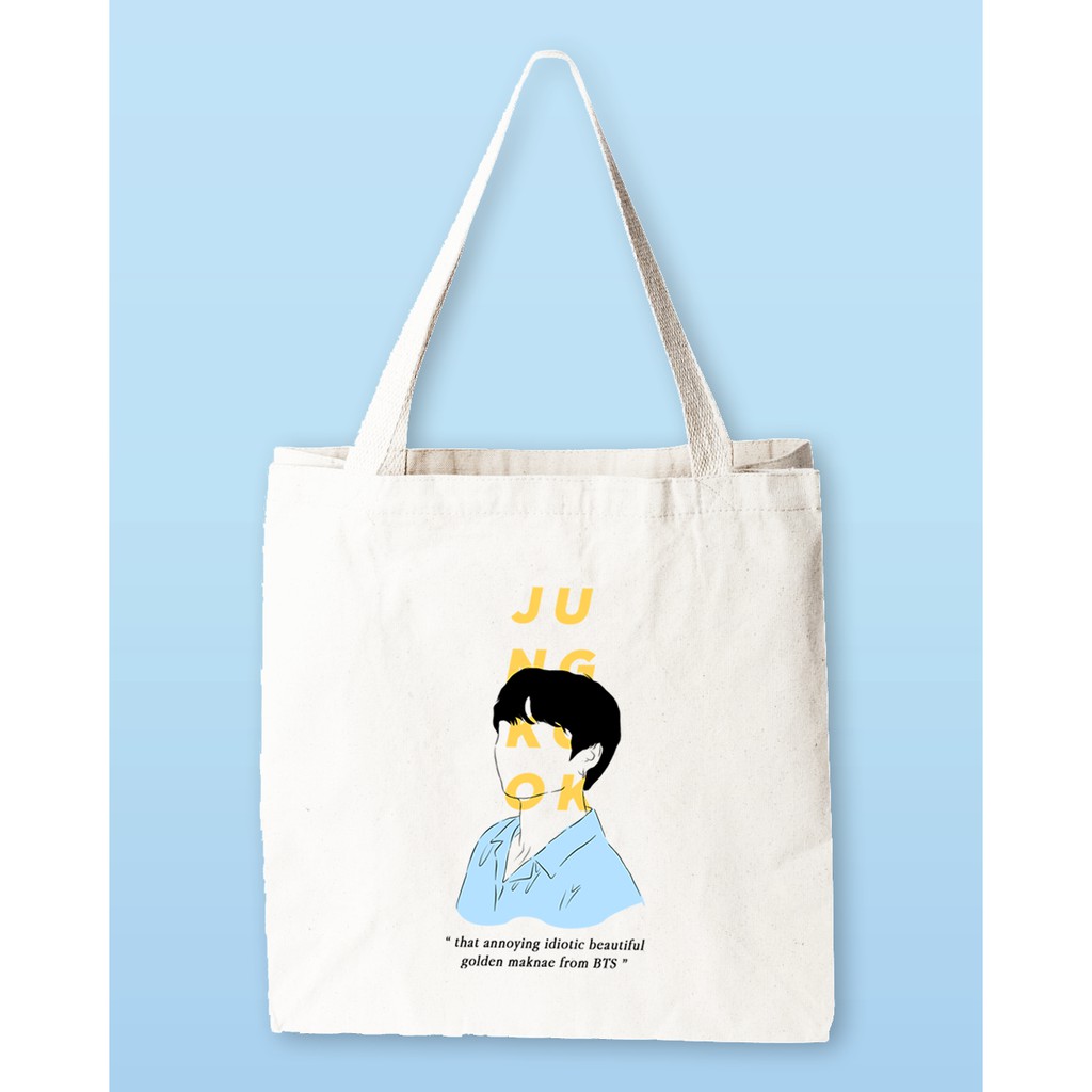 jungkook tote bag