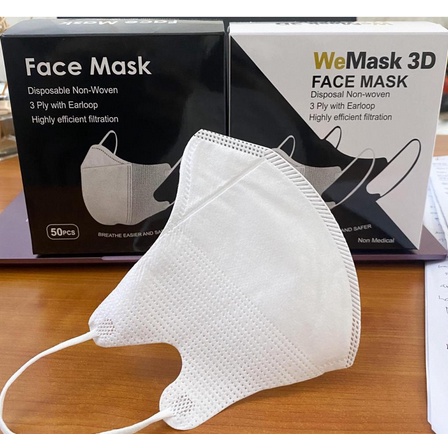 Masker 3ply Duckbill FaceMask isi 50pcs duckbil garis