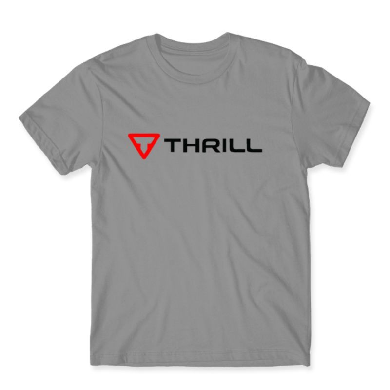 kaos pria motif thrill pakaian pria