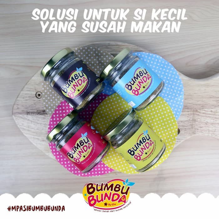 

NEW BUMBU BUNDA by Elia Kaldu Mpasi Homemade Non MSG - Jamur Tiram