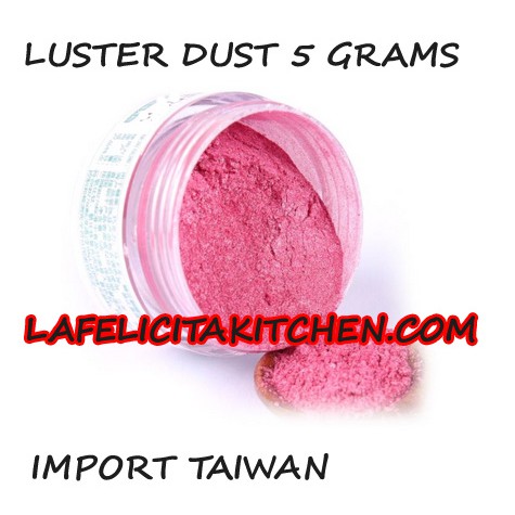 

PINK MERAH MUDA POWDER DUST EDIBLE COKLAT LUSTER KUE PEWARNA COKLAT FONDANT IMPORT CAKE CHEF