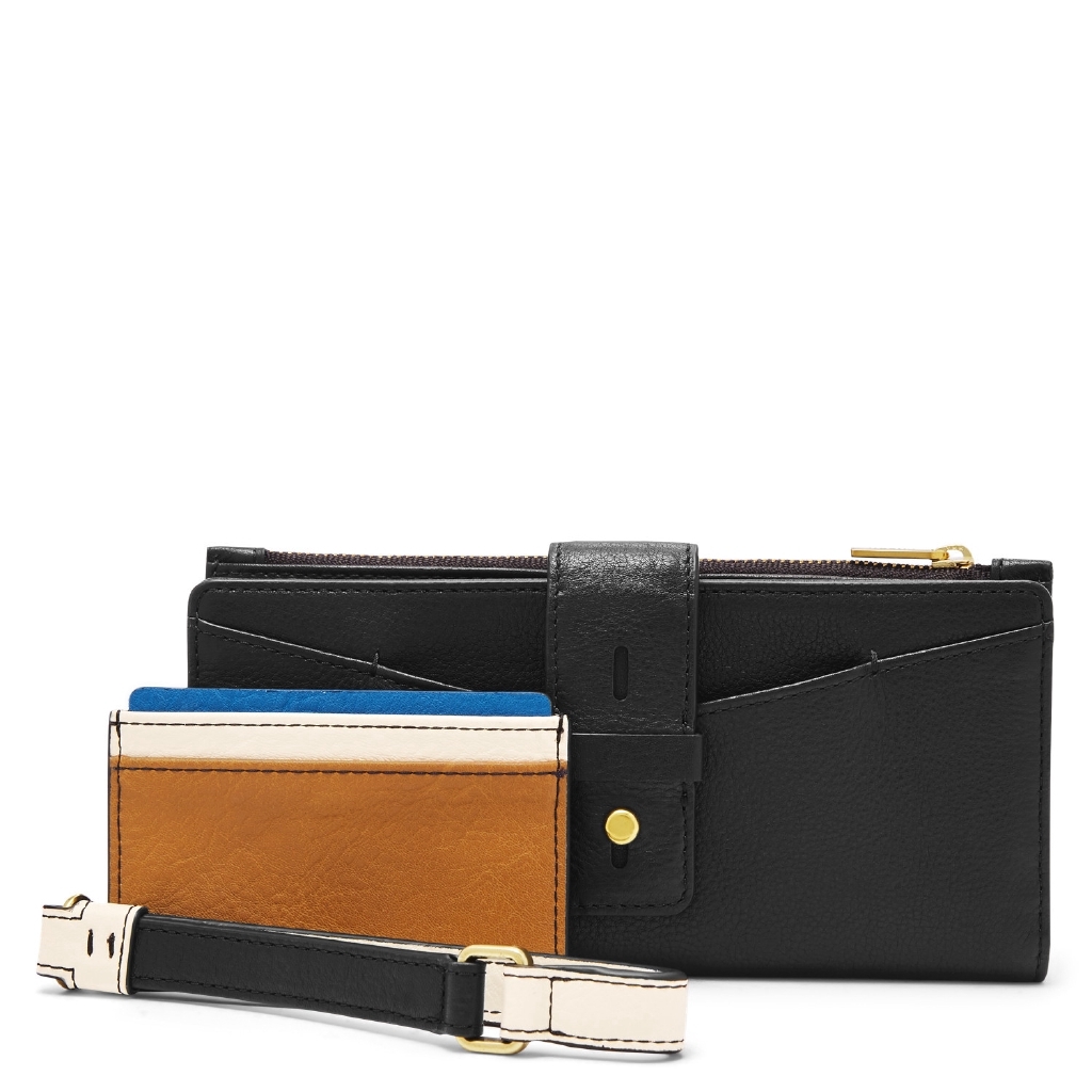 Fossil Willa Slim Tab Black SL6335-001 Dompet Wanita