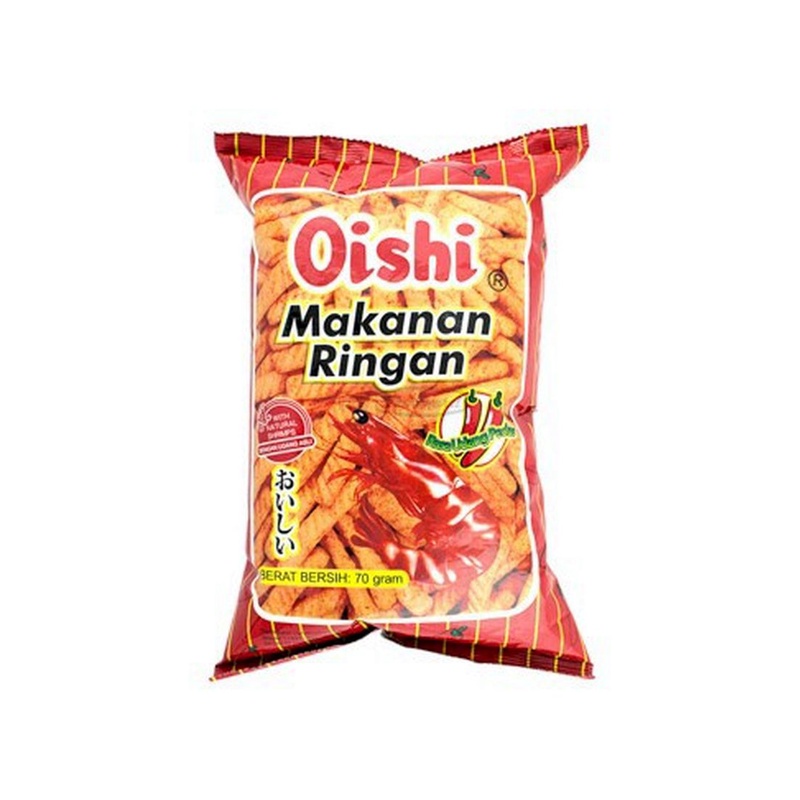 

Oishi Snack Kraker Udang Pedas 70G - Alhanan/04