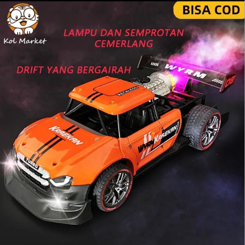 RC buggy speed x keluar asap otomatis batre cas scale 1:20