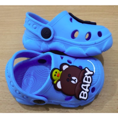 DX-355E Sandal Baim Anak Laki Laki Cowok Karakter Beruang Baby Merek Dulux Size 20-25