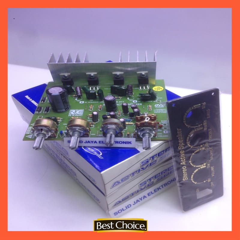 KIT POWER AKTIF STEREO 200W TDA2003 200 WATT TDA 2003 ACTIVE RANIC 264