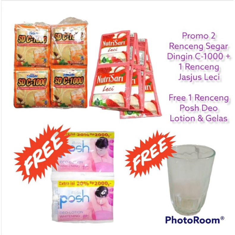 

Promo Segar Dingin C-1000 + jasjus Leci