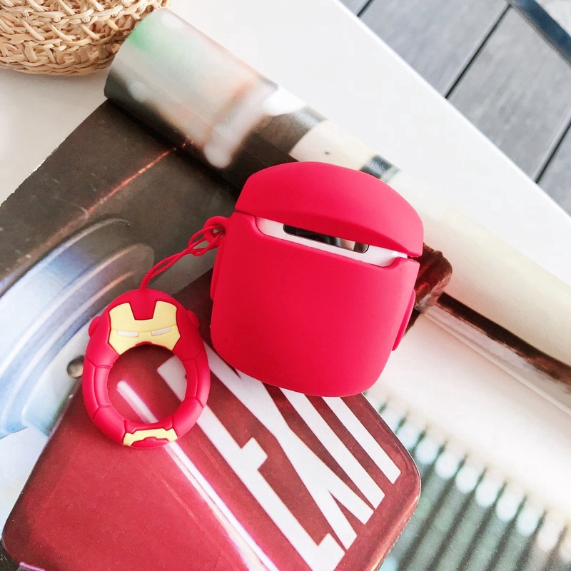 MARVEL Casing Case Pelindung Cover Belakang Bahan Silikon Untuk AirPods 1 2 3