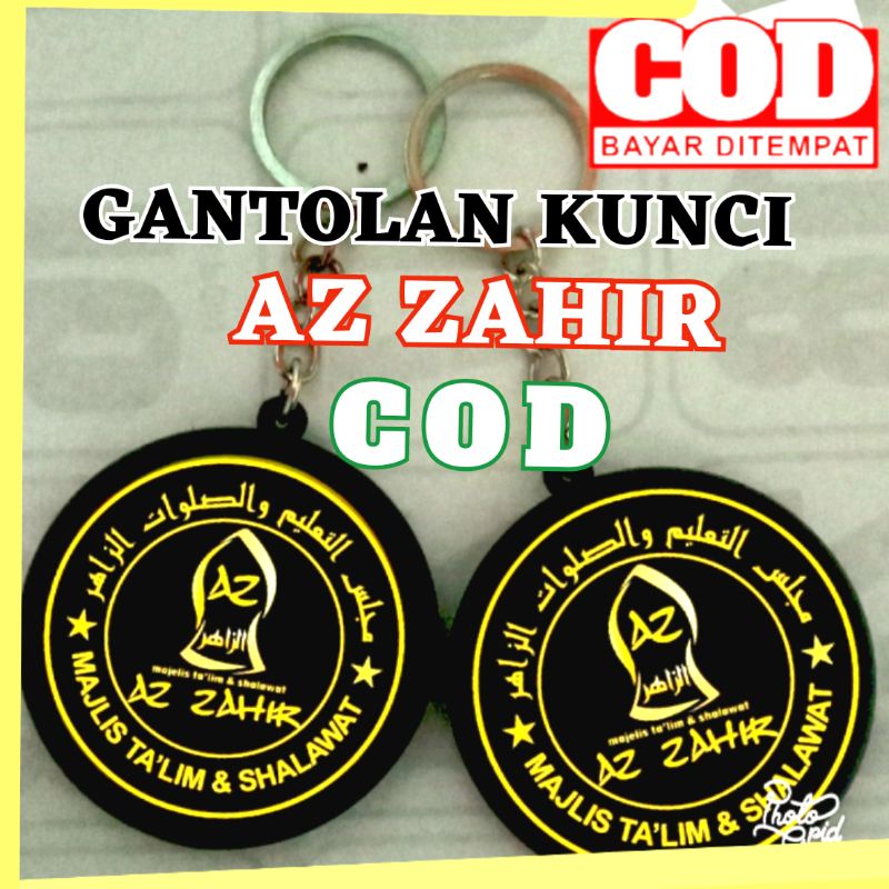 Gantungan Gantolan kunci Mafia Sholawat NU  Az Zahir Syekhermania Majelis Rasulullah Saw Terompah Na