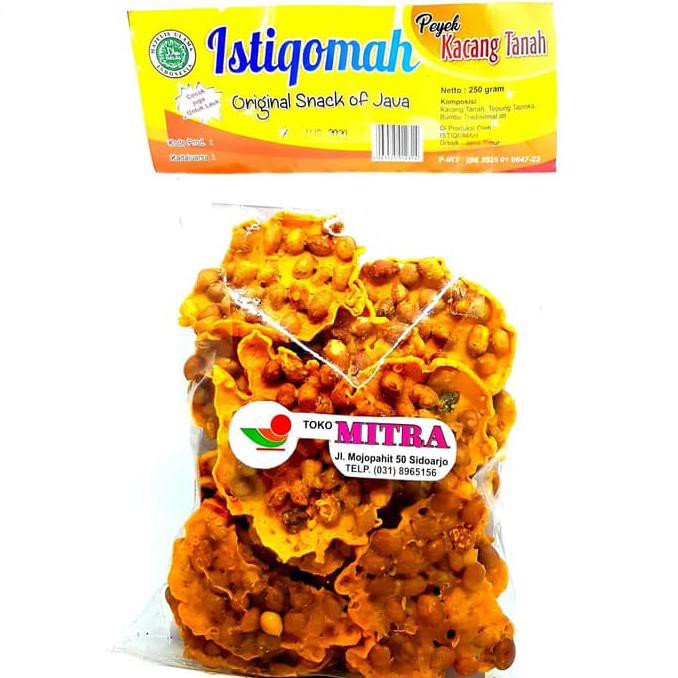 

Kualitas Terbaik] Istiqomah Peyek Kacang Tanah 250Gr