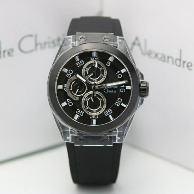Alexandre Christie 6546 Clear ring Black Original