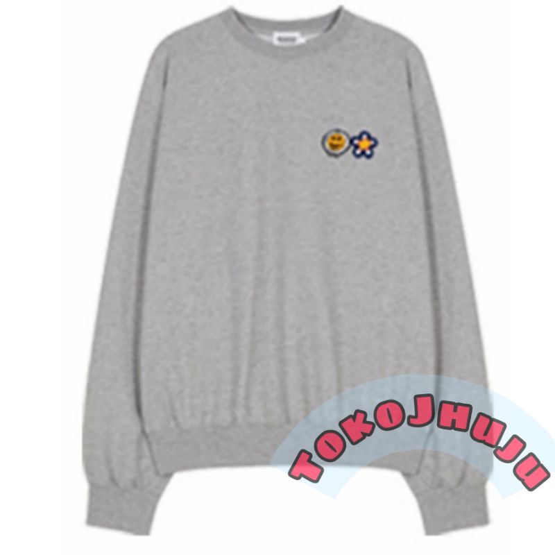 Basic Sweater Treasure Jihoon style MRCH Dobel Logo kecil Print DTF