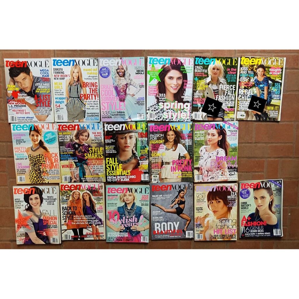 Majalah Teen Vogue Bekas