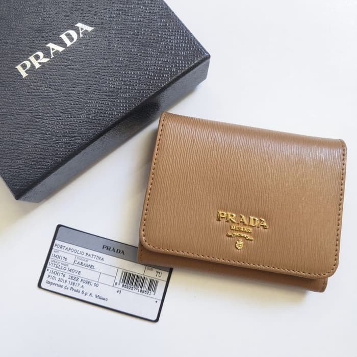 prada saffiano caramel