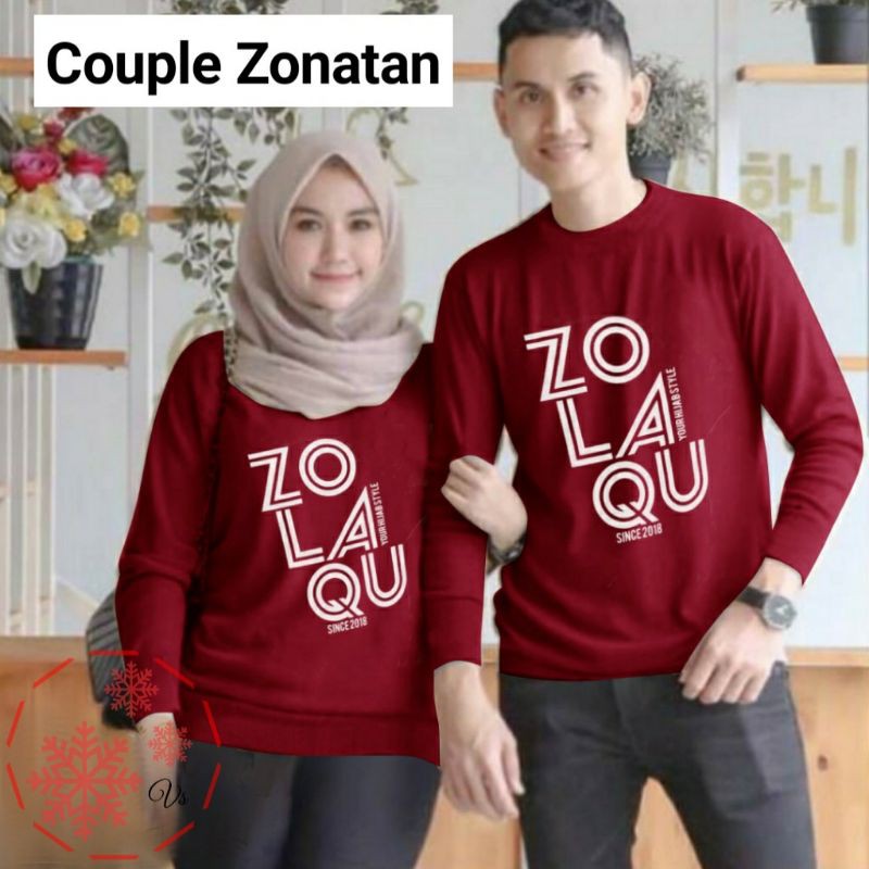 CP ZONATAN, COUPLE PASANGAN, BABYTERRY, GAMIS HIJAB MUSLIM, ATASAN SETELAN