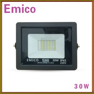 Lampu Sorot Emico LED 30w 30 watt Outdoor Panggung Taman Tembak Putih