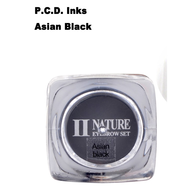 PCD TINTA SULAM ALIS MANUAL MESIN / PCD INK CREAM EYEBROW EMBODIERY tutup silver