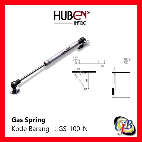 Gas Spring Huben 100-N